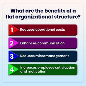 Benefits of a flat organizational structure